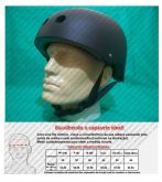 Capacete Sem Proteção de Orelhas - Preto